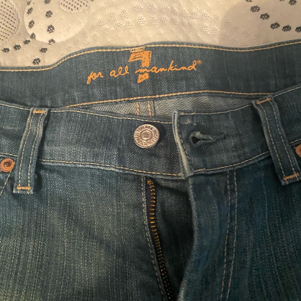 7 for all mankind capri jeans